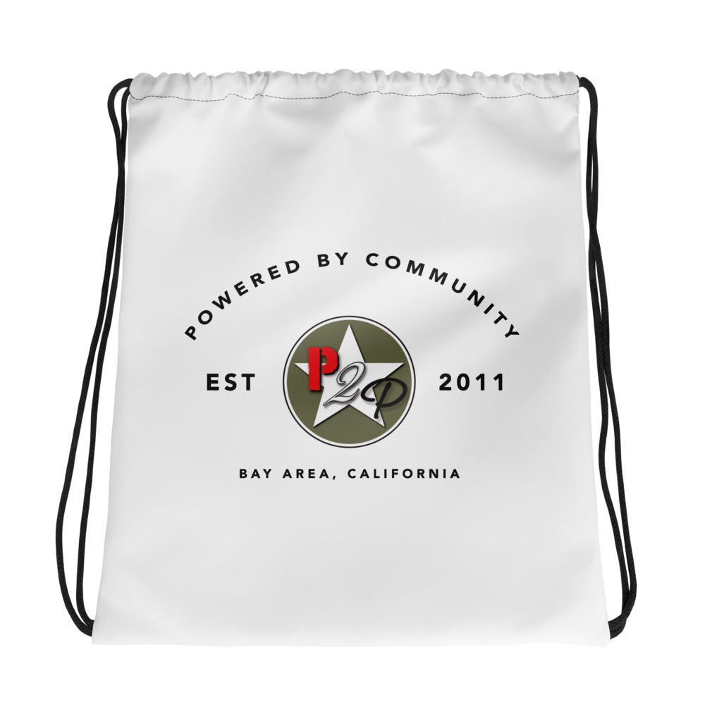 P2P Drawstring bag